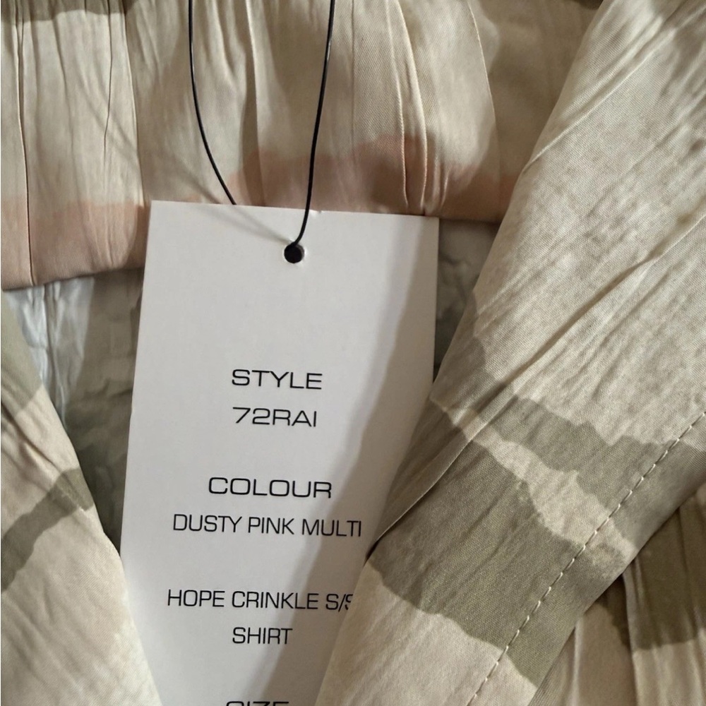 French Connection Hope Crinkle Blouse Top Women’s Size S NWT - Picture 6 of 8